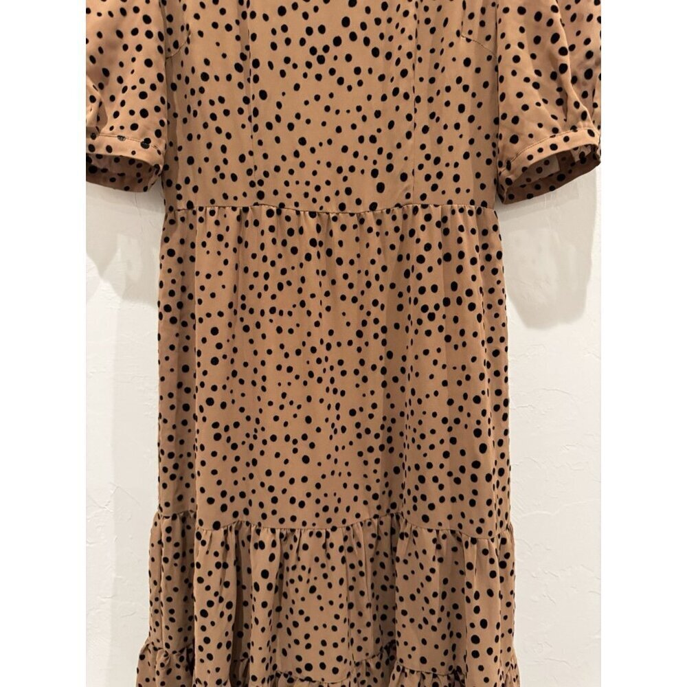 BB Dakota Midi Dress Brown And Black - Picture 4 of 12